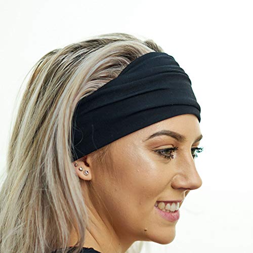 Red Dust Active Diadema para Yoga - No se desliza - Ideal para Deportes, Estiramientos, Pilates, Ejercicios Ligeros y Viajes – Cómoda Mezcla de Suave bambú - Elástica, Moderna y Versátil