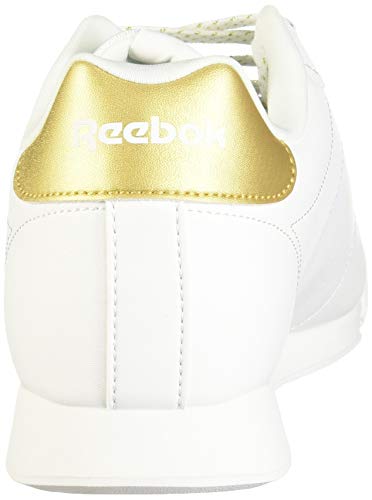 Reebok Royal Charm, Zapatillas de Deporte Interior para Mujer, Blanco (White/Gold Metallic 000), 38 1/3 EU