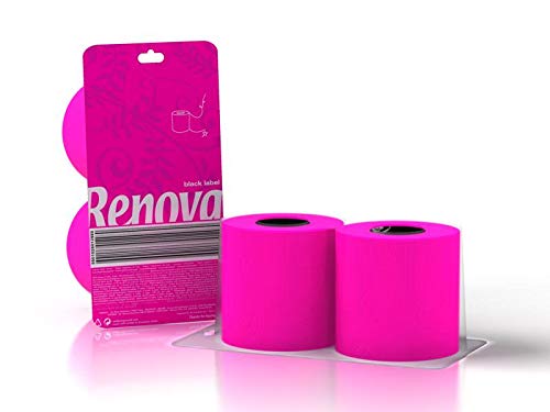 Renova Papel Higiénico Fucsia - Pack Regalo 2 Rollos