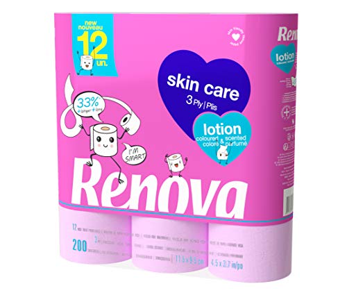 Renova Papel Higiénico Lotion - 12 Rollos Locionados