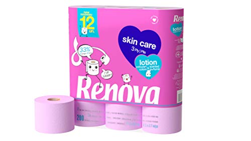 Renova Papel Higiénico Lotion - 12 Rollos Locionados