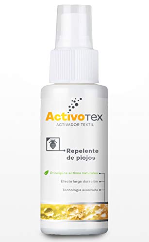 Repelente de piojos y parásitos con aceite de arbol de té ideal para la prevención de piojos | Spray antipiojos natural para niños adultos con esencia de arbol de té | 80ml | ACTIVOTEX