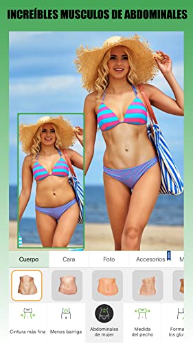 Retouch Me: cuerpo, cara & piel perfecta. Editor de fotos & Servicio de corrección de imágenes. Aplicación de belleza corrige las imperfecciones del cuerpo, perfecciona el rostro y maquilla la piel.