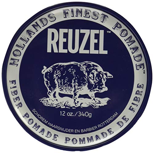 Reuzel Fiber Water Soluble Pomada para hombre – Firm, Pliable Long Lasting Hold – no se pega – Low Shine – Vanilla Mint Scent, 340 g