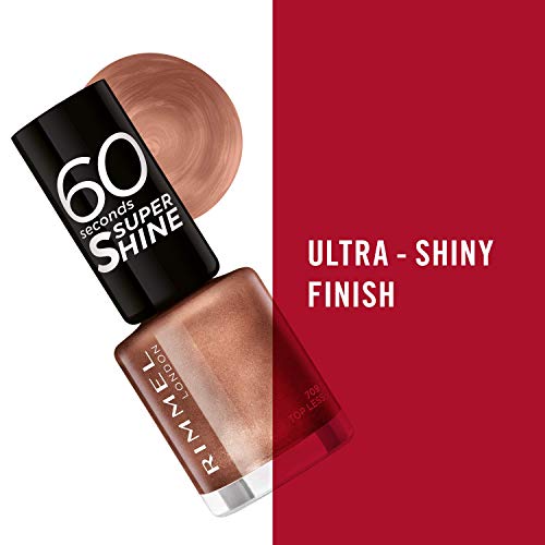 Rimmel London 60 Seconds Super Shine #709-Top Less 8 ml - 1 unidad