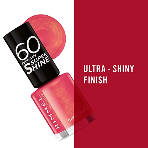 Rimmel London 60 Seconds Super Shine #717-Flamingo Fushia 8 ml - 1 unidad