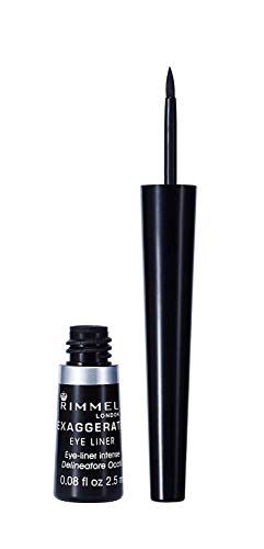 Rimmel London Exaggerate Automatic Waterproof Delineador de Ojos Retráctil, Tono 001 Negro 20 g