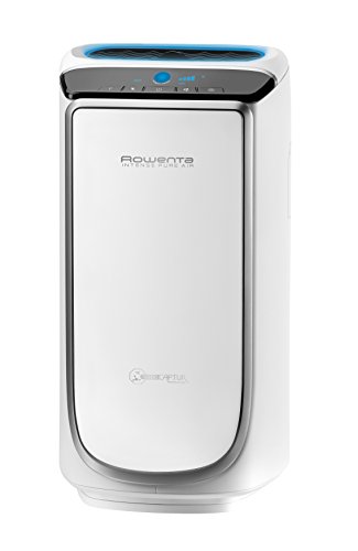 Rowenta PU4020 Intense Pure Air - Purificador de aire, hasta 60 m² con sensores del nivel de contaminación, 4 niveles de filtración y tecnología NanoCaptur para sustancias contaminantes, 45 dB