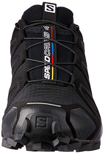 Salomon Speedcross 4 W, Zapatillas de Trail Running para Mujer, Negro (Black/Black/Black Metallic), 39 1/3 EU