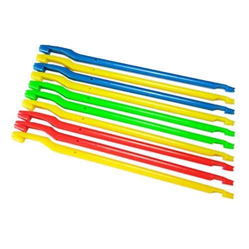 Sam's Fishing Herramienta de plástico quita anzuelos de pesca, 10 unidades, multicolor