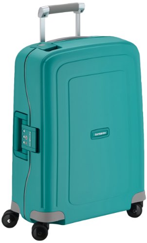 Samsonite S'Cure Spinner S - Maleta de equipaje, S (55 cm - 34 L), Azul (Aqua Blue)