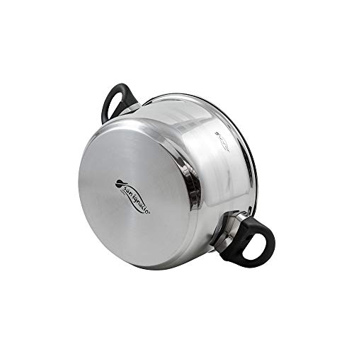 San Ignacio SG-8050 - Batería de Cocina, Acero Inoxidable, Plateado, 3 cuerpos