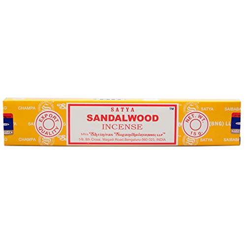 Satya Varillas de Incienso de sándalo Nag Champa