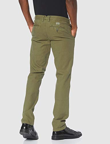 Scalpers Chino Estructura Pants Pantalones, Verde (Khaki 18173), 50 (Tamaño del Fabricante:50) para Hombre