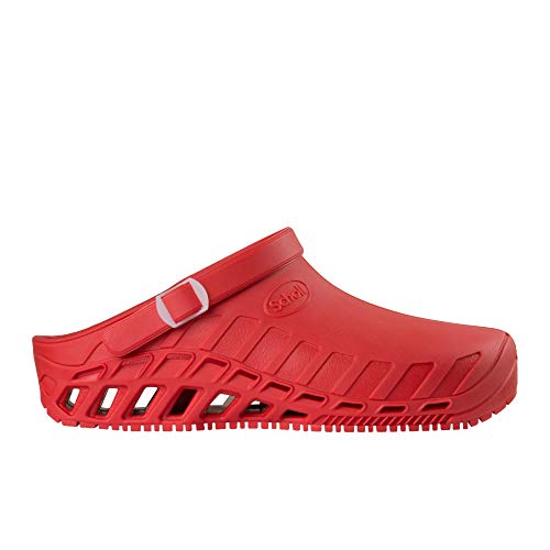 Scholl línea Profesional Clog EVO Rojo 37-38