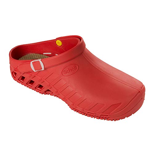 Scholl línea Profesional Clog EVO Rojo 37-38