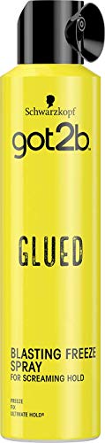 Schwarzkopf Got2b Glued Blasting Freeze, Laca Fijación Extrema, 300 ml, pack de 2