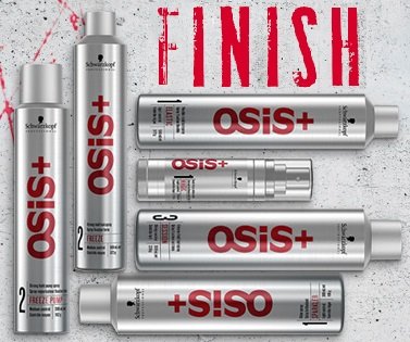 Schwarzkopf Osis Flatliner Spray 200 ml Set con stapiz pelo champú 15 ml o máscara 10 ml