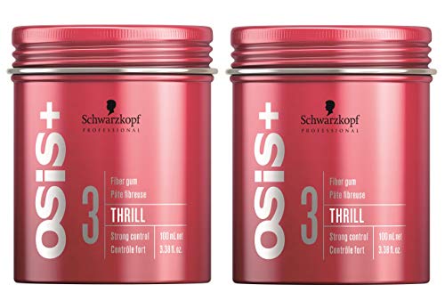 Schwarzkopf Osis Thrill Fibrous - Juego de cera (2 unidades, 100 ml)