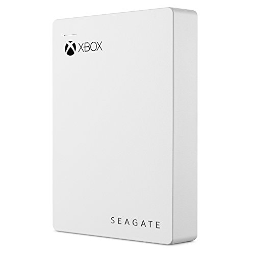 Seagate Game Drive para Xbox, 4 TB, Disco duro externo, HDD portátil, USB 3.0, Blanco, diseñado para Xbox One, 2 meses de suscripción a Xbox Game Pass (STEA4000407)