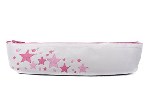 Seek Unique Rosa Star Crema lápiz y Cepillo Bolsa