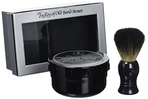 Set de regalo Crema de afeitar Jermyn Collection + Brocha de afeitar de tejón"Taylors Of Old Bond Street"