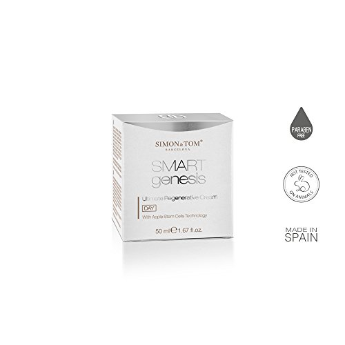 Simon & Tom - SMART GENESIS - Crema de Día para Pieles Maduras, Eliminas las Manchas de la piel, Hidratante & Efecto Rejuvenecedor, Vegano, 50ML