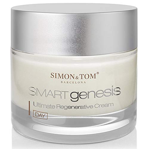 Simon & Tom - SMART GENESIS - Crema de Día para Pieles Maduras, Eliminas las Manchas de la piel, Hidratante & Efecto Rejuvenecedor, Vegano, 50ML