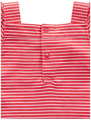 Simple Joys by Carter's - Juego de ropa de juego para niñas (4 piezas) ,Navy Dot/Red Stripe Bird ,0-3 Months