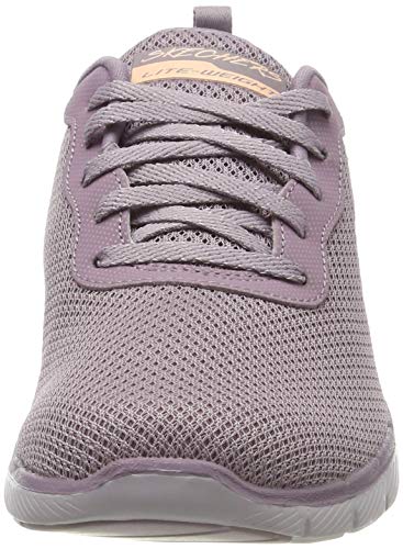 Skechers Women's Flex Appeal 3.0-first Insight Trainers, Purple (Purple Mesh/Purple Trim Pur), 2 UK (35 EU)