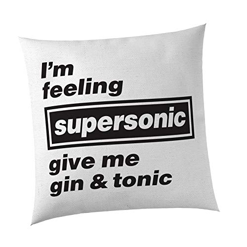 SMARTYPANTS I'm Feeling Supersonic Give Me Gin & Tonic Oasis Britpop - Funda para Cubos