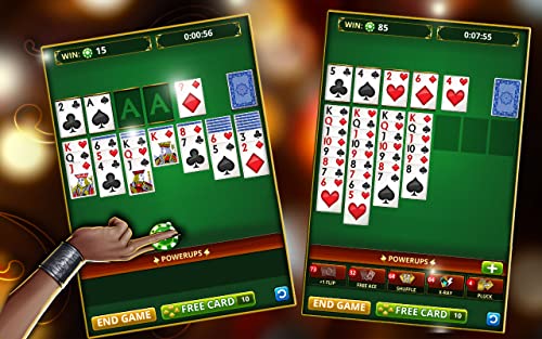 Solitario Vegas ™: Nuevo para el 2015! Descargar y jugar el mejor juego de la tarjeta del estilo clásico Casino aplicación gratuita en Kindle y Android! Con ranuras y Duelos Torneos! (sin necesidad de Internet)