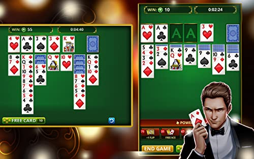 Solitario Vegas ™: Nuevo para el 2015! Descargar y jugar el mejor juego de la tarjeta del estilo clásico Casino aplicación gratuita en Kindle y Android! Con ranuras y Duelos Torneos! (sin necesidad de Internet)