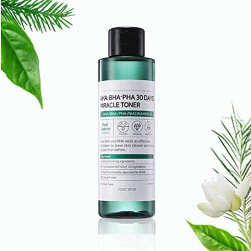 SOME-BY-MI - AHA BHA PHA 30 Days Miracle Toner - 150 ml, Niacinamida 2%, extractos de árbol de té 10000 ppm