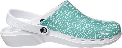 Suecos Oden Print, Zuecos de Trabajo, Unisex Adulto, Multicolor 21, 40 EU