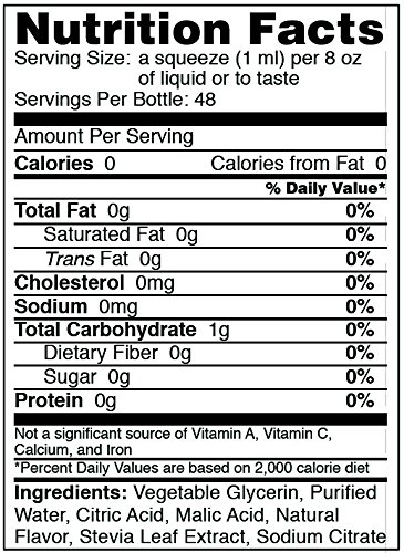 SweetLeaf - Gotas de agua Stevia Water Enhancer, limonada de frambuesa - 1.62 la Florida. onza.