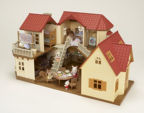 SYLVANIAN FAMILIES- City House with Lights Casa de Mini Muñecas y Accesorios, Multicolor, 65.0 x 34.8 x 20.6 (Epoch para Imaginar 2750)