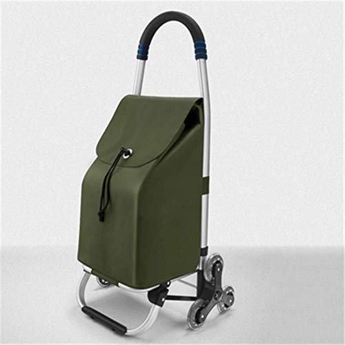 SYue Carrito de Compras Plegable portátil con rodamientos de Ruedas, Escalador, Bolsa de supermercado Impermeable