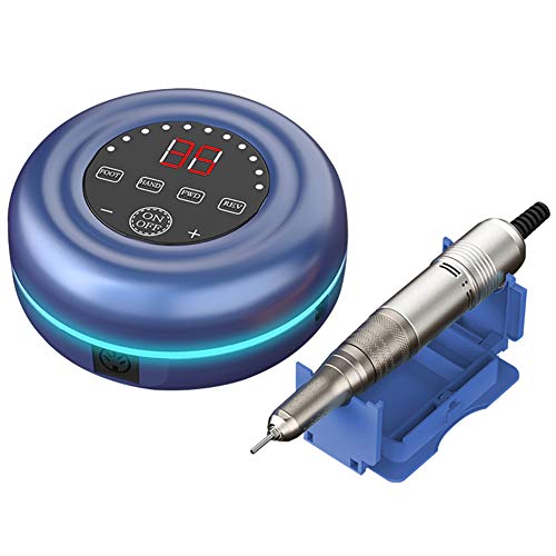 Taladro Eléctrico Clavo - 35000RPM Profesional Alta Velocidad Manicura Pedicura Máquina Con Pantalla Alta Definición Digital Portátil Taladro Eléctrico Efile Para Dar Forma, Quitar Uñas Acrílicas