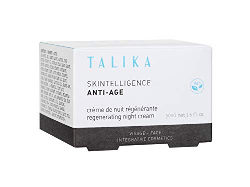 Talika - Crema Regeneradora de Noche - Skintelligence Antienvejecimiento - Cuidado Antienvejecimiento - para Piel Firme, Protegida y Descansada - todo tipo de Pieles - Frasco de 50 Mililitros