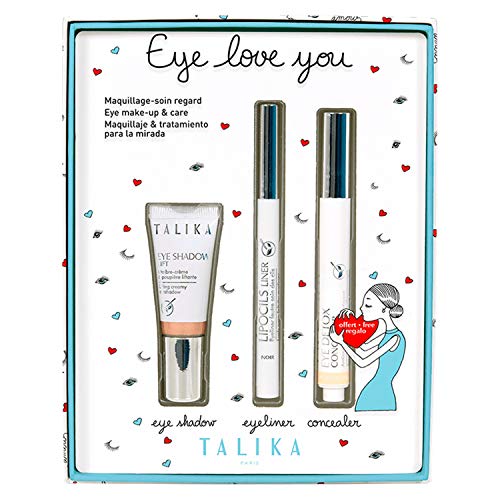 Talika PACK Eye Shadow Lift Sombra Ojo Nude, 8ml+Lipocils Liner Black, 0,8ml+ Eye Detox Beige, 2ml