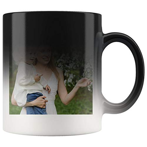 Taza mágica - Taza personalizada con foto, Mágica, cambia de color. Imagen, texto, regalo