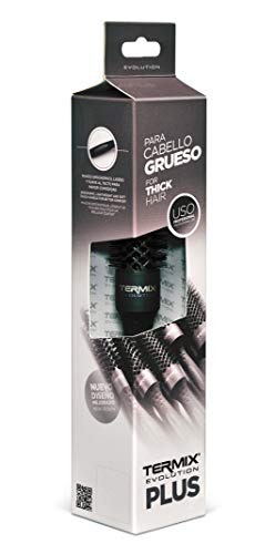 Termix Evolution Plus Ø12- Cepillo térmico redondo con fibras especialmente diseñadas para cabello grueso. Disponible en 8 diámetros y en formato Pack.