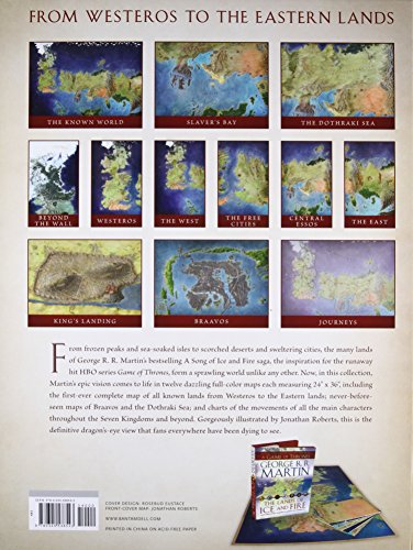 The Lands of Ice and Fire (A Game of Thrones): Maps from King's Landing to Across the Narrow Sea