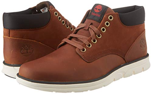 Timberland Bradstreet Leather Sensorflex, Botas Chukka para Hombre, Marrón MD Brown Full Grain, 40 EU