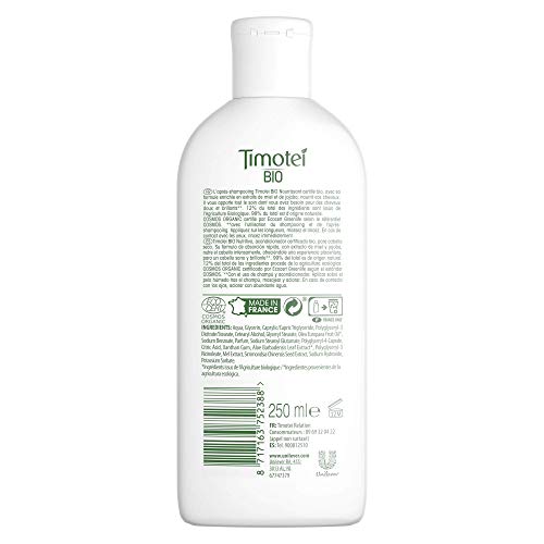 Timotei Bio Acondicionador Nutritivo Para Cabello Seco, pack de 4 x 250 ml (Total: 1000 ml)