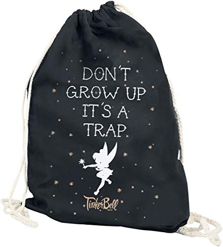 Tinker Bell Don´t Grow Up Bolsa de deporte Negro