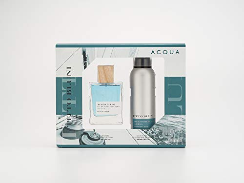 Titto Bluni Acqua Uomo Eau de Toilette Natural Spray 75ml + Deodorant Spray 200ml