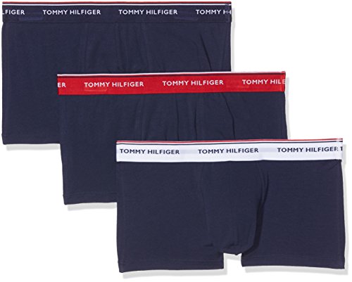 Tommy Hilfiger 3p Lr Trunk Boxer, Multicolor (Multi/Peacoat 904), M (Pack de 3) para Hombre