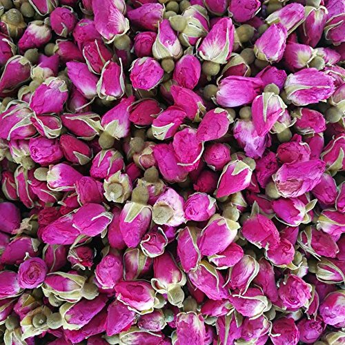 TooGet Los Pétalos y Capullos de Las Flores Incluyen Lavanda, Rosa, Gomphrena globosa, Jazmín, Flor de Té Verde a Granel, Tipo de Manualidades